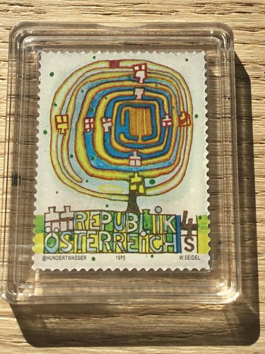 Silberbriefmarke 999er