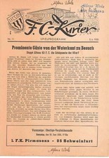 Fussball-Programmheft  54/55