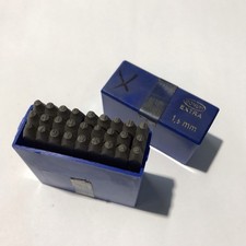 Bonum Schlagbuchstaben Stempel Schlagstempel A -Z, Schriftgröße 1,5 mm  (V-11)