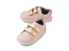 BOBUX Grasscourt Step Up Kleinkind Mädchen Ballett Rosa Leder Schuhe