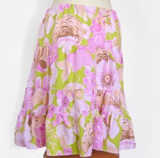 Stufenrock A-Linie Boho Surf