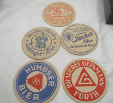 5 x Vintage Bierdeckel