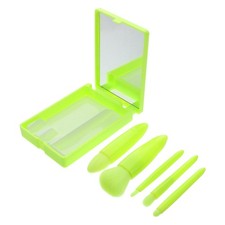  Schminke Pinsel Reisepinsel-Set Reisebotten Für Frauen Gesichtsmake -up -Bürste