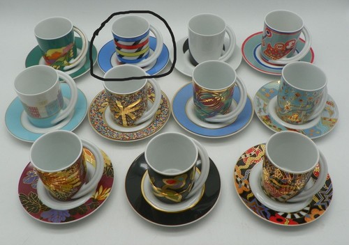 Espressotasse mit untertasse - espressotasse,