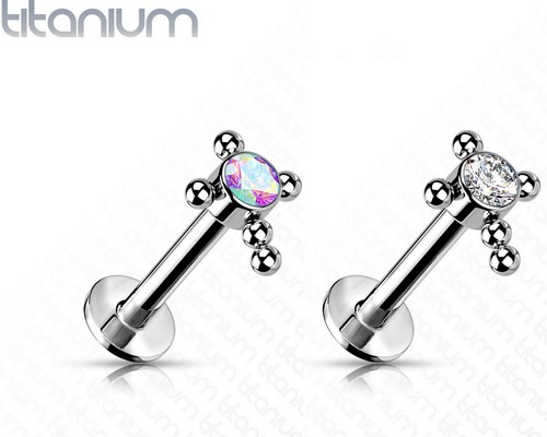 Titan g23 lippenpiercing - titan,