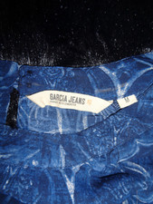 GARCIA Jeans Chiffon Bluse blau - bunt gemustert Größe M* 36/38 neu