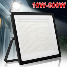 LED Fluter mit Bewegungsmelder/Stecker 230V Flutlicht Außen Strahler Baustrahler