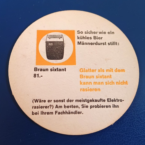 Bierdeckel brauerei isenbeck - bierdeckel,