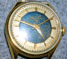 Frühes JUNGHANS CHRONOMETER  Cal 82/1  40 Mikron vergol Schraubboden 1955 fertig