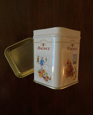 HACHEZ Chocolatier ❤️ Blechdose Deckel Werbung Dose 6,5x4,5 cm Vintage Sammler