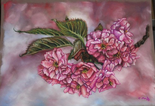 Original pastel painting - pastel,