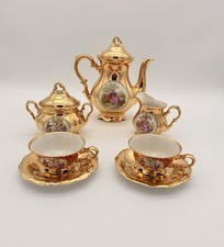 Vergoldetes Mokkaservice für