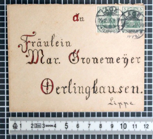 Alter briefumschlag - (antiker),