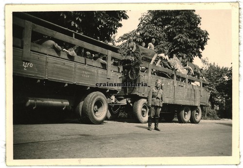 Orig foto schwere lkw mit - foto,