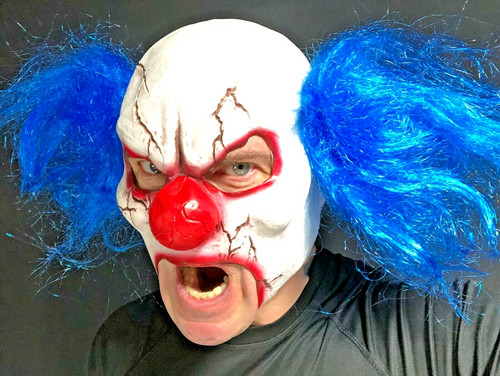 Gruselige clown maske - clown, offener