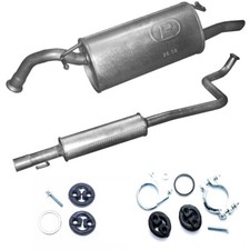 Auspuff + Montagezubehör Mitteltopf Endtopf  für Toyota Yaris Verso 1.3 bis11/02