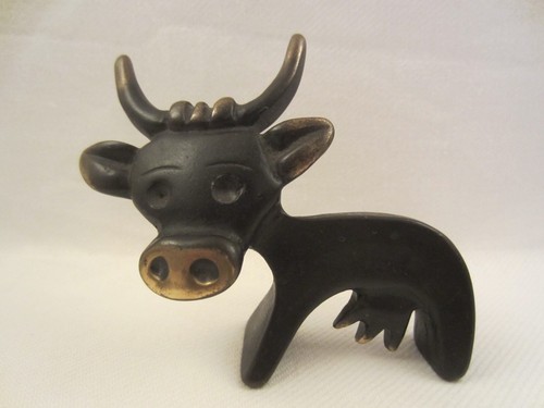 Kuh messing figur stift - messing,