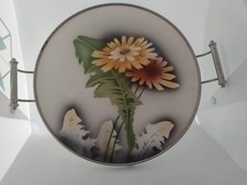 Alte Tortenplatte mit Griffen