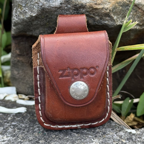 Zippo leder feuerzeugetui - zippo, leder-feuerzeugetui