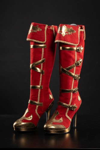 High heels stiefel rot von - high,
