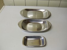 Servierschale Platte Cromagan Tischfein  18/10 und 18/8 Oval