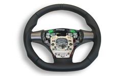 LENKRAD CHEVROLET CORVETTE C6 Z06 GLATT/PERFO NAHTFARBE IHRER WAHL NEU BEZIEHEN 