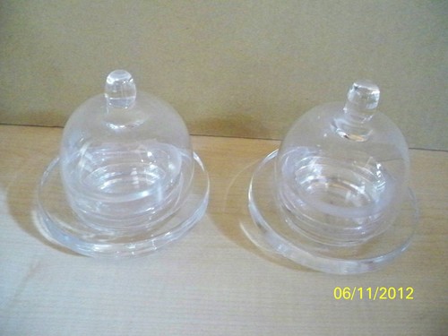 Glasschälchen mit haube - ,