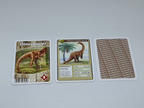 Dinosaurier quartett - dinosaurier,