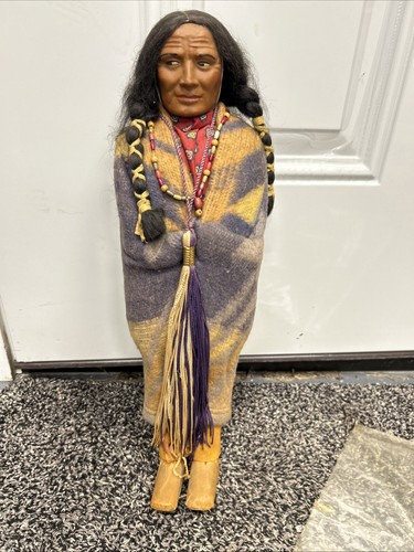 Vintage skookum indianer puppe - skookum,