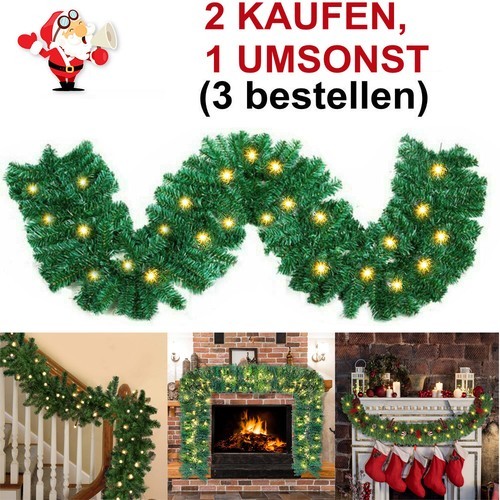Weihnachtsgirlande mit - weihnachtsgirlande,