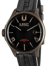 U-Boat 9549 Darkmoon Brown Vintage Herrenuhr 40mm 5ATM
