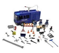 Playmobil 9400 Bundespolizei LKW Großeinsatz: Polizeiauto mit Wasserwerfer