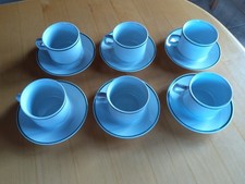 6Tassen,+6Untertassen,DDR, ostalgie Geschirr, rational Mitropa