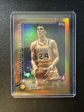 RICK BARRY 2025-26 Topps Flagship #258 Season Tip Off Gold Foil /50 Hall Of Fame