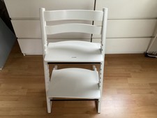Stokke Tripp Trapp 4. Generation 2021  weiß Hochstuhl Newborn fähig  Kippschutz☘