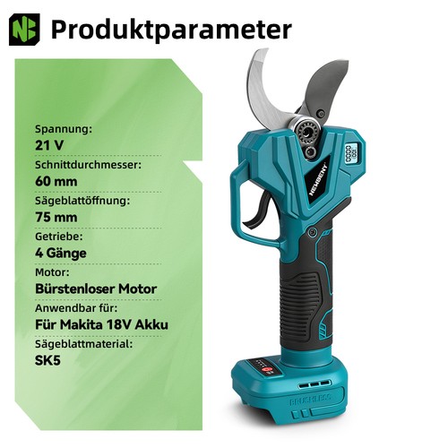 60mm für makita18v akku - makita18v,