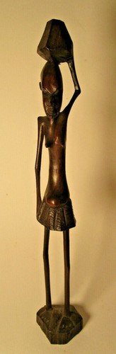 Holzfigur ebenholz - holzfigur,