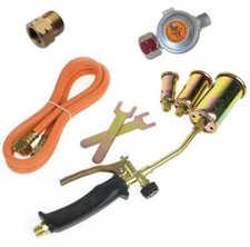 Dachbrenner Brenner Gasbrenner Regler Abflammgerät Unkrautvernichter mit Adapter