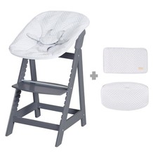 Born Up ZickZack - Treppenhochstuhl mit Liegeaufsatz & Sitzverkleinerer - B-Ware