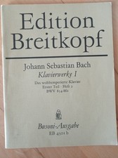 I.S.Bach Klavierwerke 1 Das Wohltemperierte Klavier Erster Teil. Heft 2