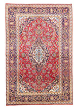 Orientteppich super Kashan ( 303 x 200 CM  ) Perserteppich  Top Neu