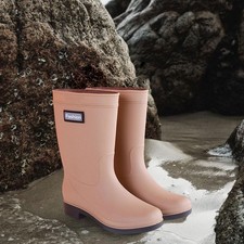 Kurze Regenstiefel, wadenhohe