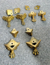 12 super Bronze Füße für 3