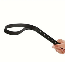 Reitgerte, Peitsche, PU-Leder, schwarz, 49 cm, Reiterei,Gothic,Club, BD-SM-#-242