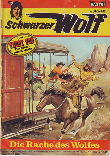 Schwarzer wolf 56 die - schwarzer, nr.