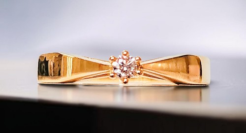 14k gold diamant - 14k,