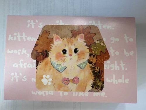 Postkarte-Katze