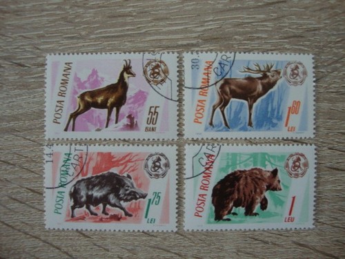 Briefmarken rumenien wildtiere - briefmarken,