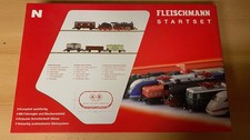 Fleischmann 931007 Startset mit einer Dampflok der BR 55.25-56 und 4 Güterwagen