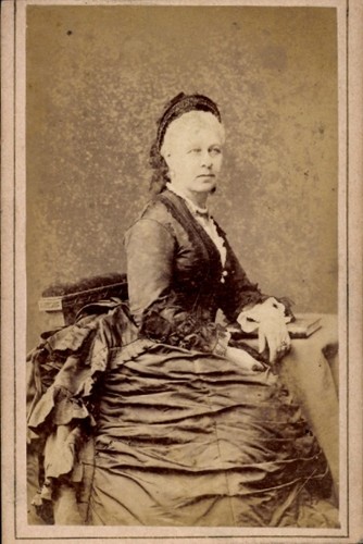 Cdv auguste von sachsen - auguste,